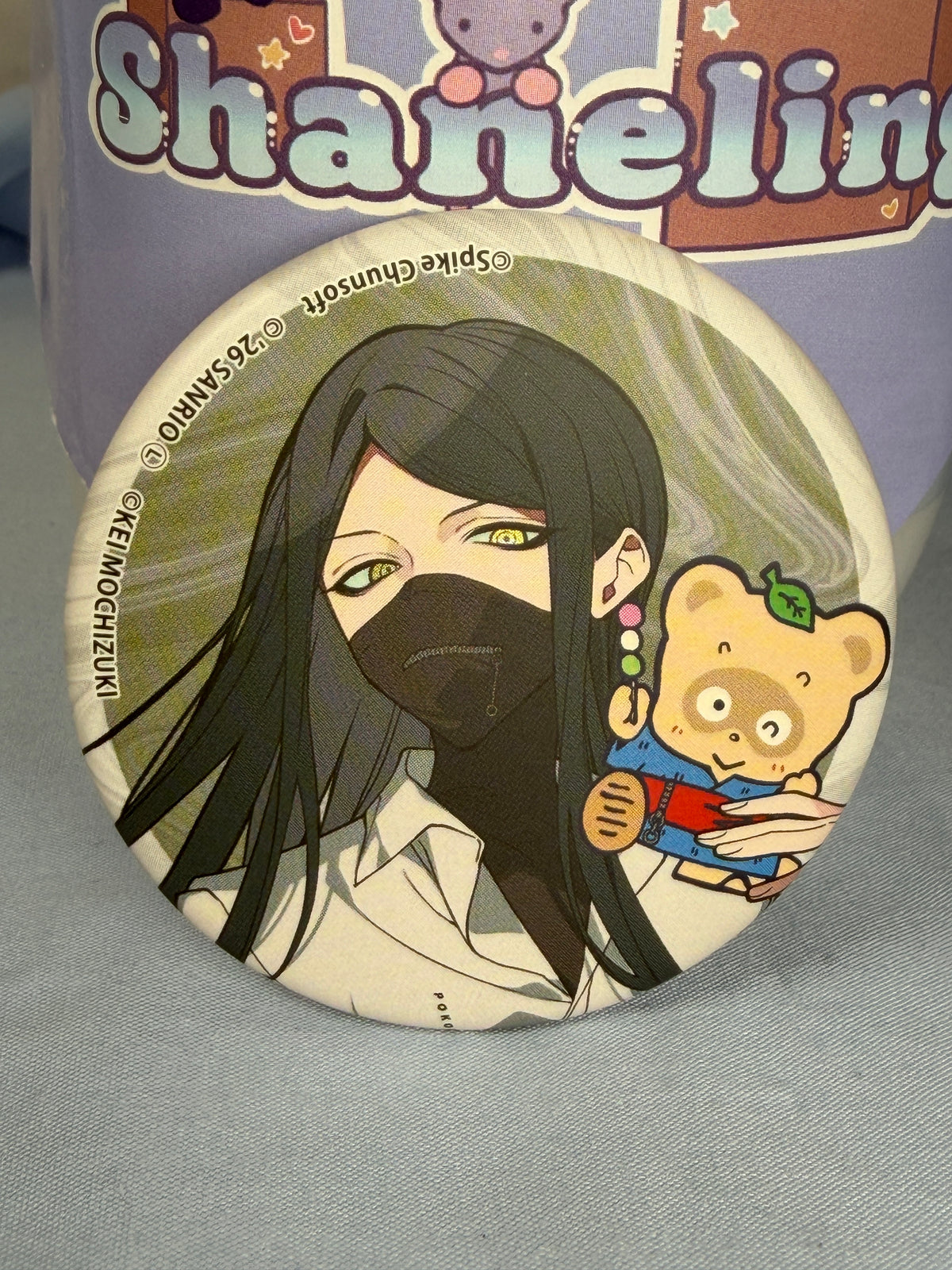 Korekiyo Shinguji Pokopon Can Badge Pin Danganronpa V3 x Sanrio Vol 1