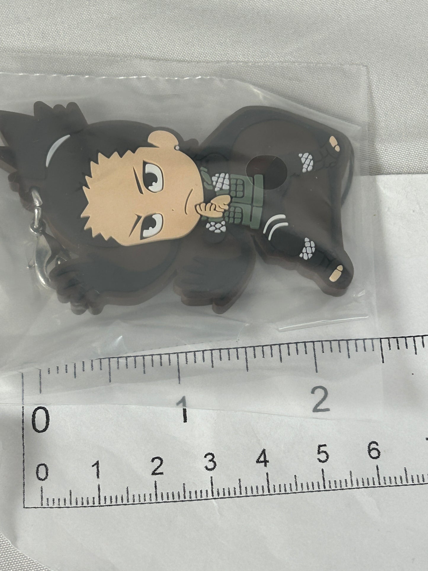 Shikamaru Nara Rubber Keychain Charm Naruto Next Generations Ichiban Kuji G Prize