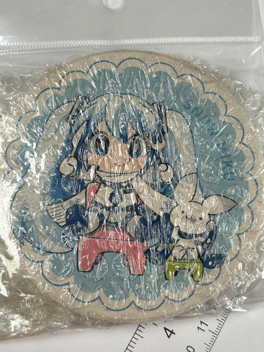 Snow Miku Coaster Sky Town Vocaloid Hokkaido Airport Exclusive
