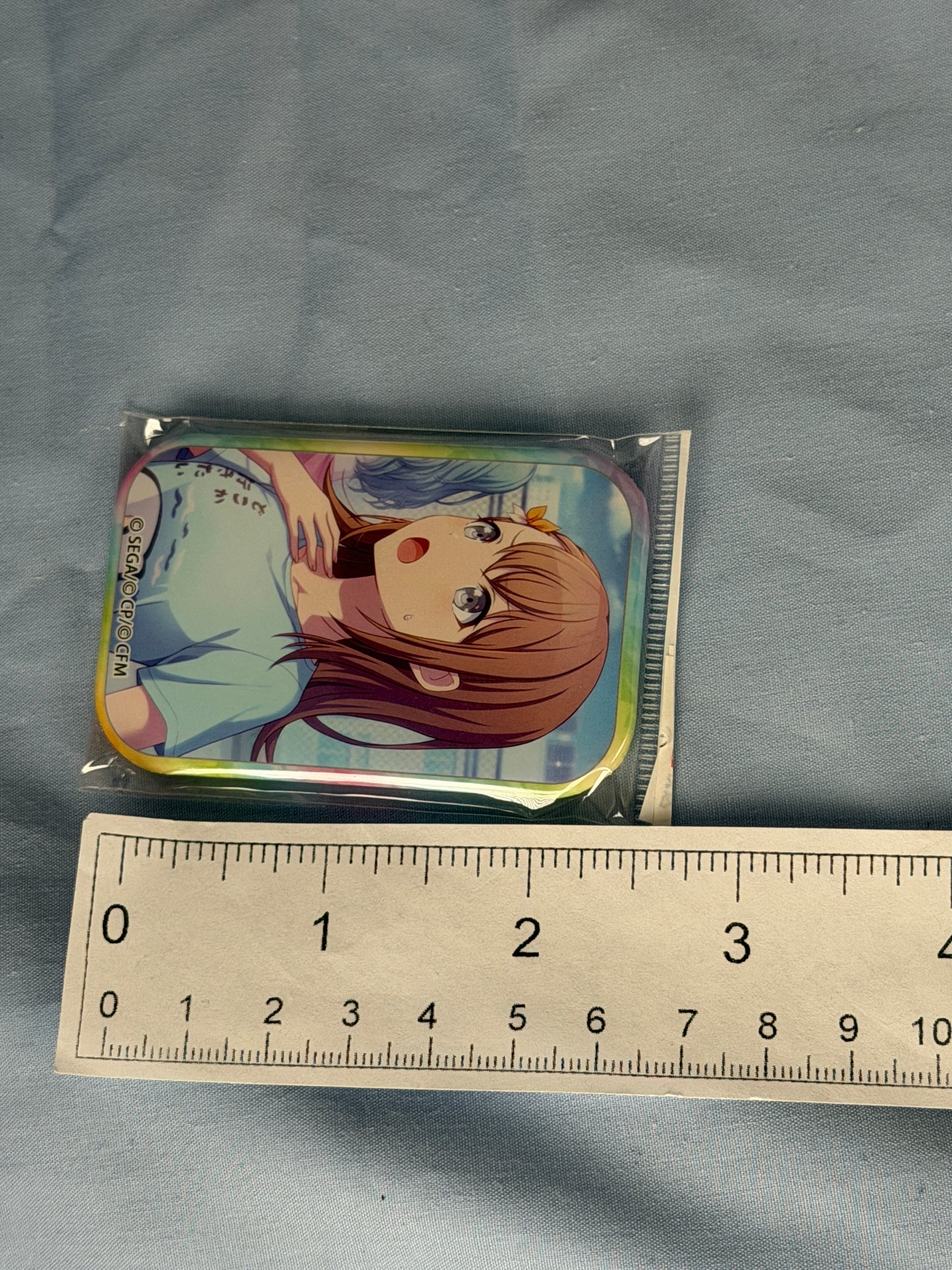 Hanasato Minori After Training Square Can Badge Pin Project Sekai