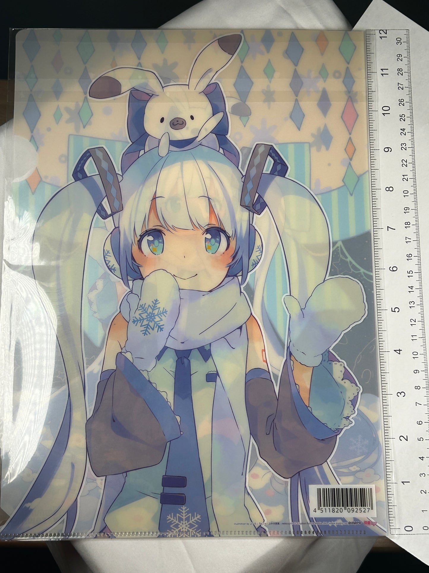 Hatsune Miku Rabbit Yukine Clear File Folder Vocaloid Snow Miku 2014 Vocaloid