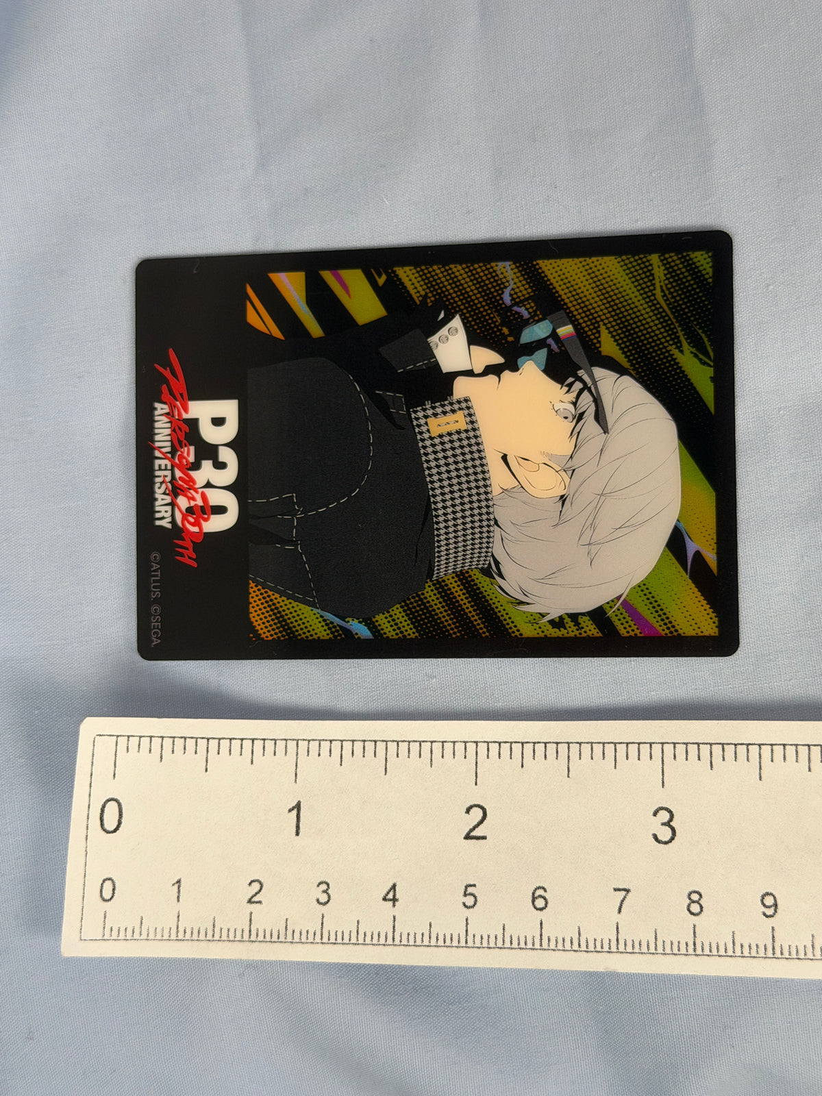 Yu Narukami Holo Transparent Card Persona 4 The Golden 30th Anniversary
