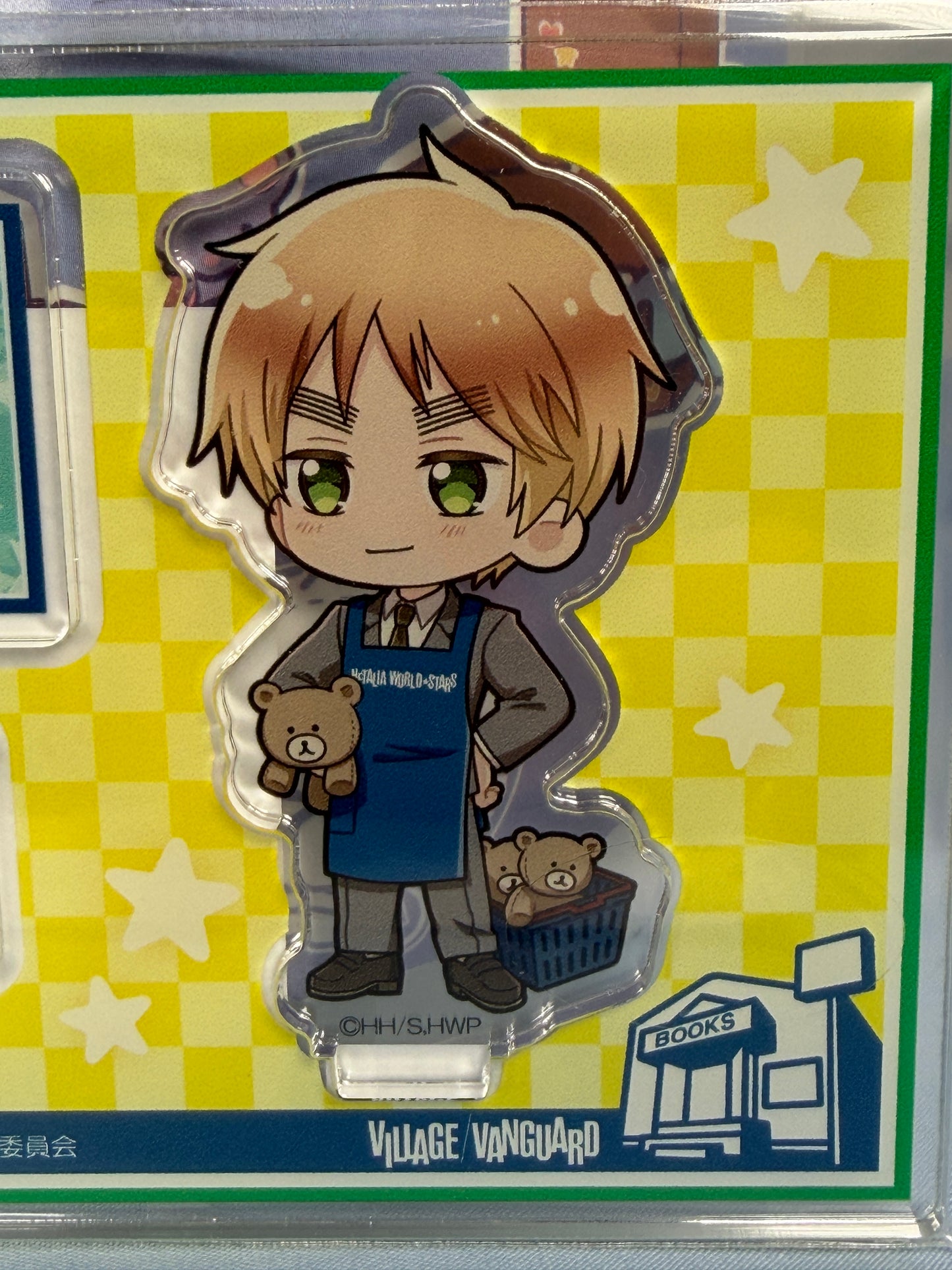 England UK Acrylic Stand Hetalia World Stars x Village Vanguard Collaboration