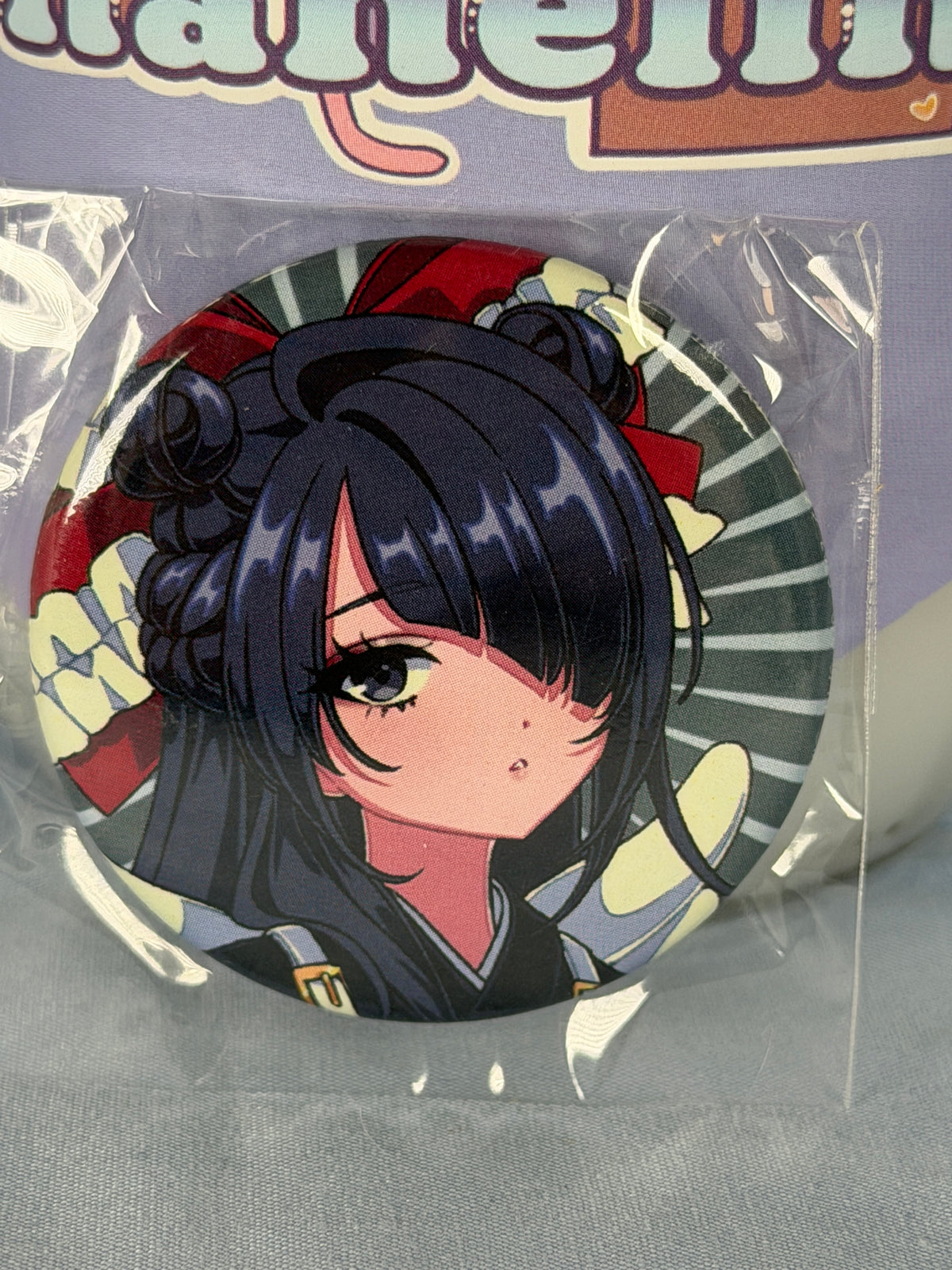 Retro Ame-chan Mini Button Badge Pin Needy Streamer Overload