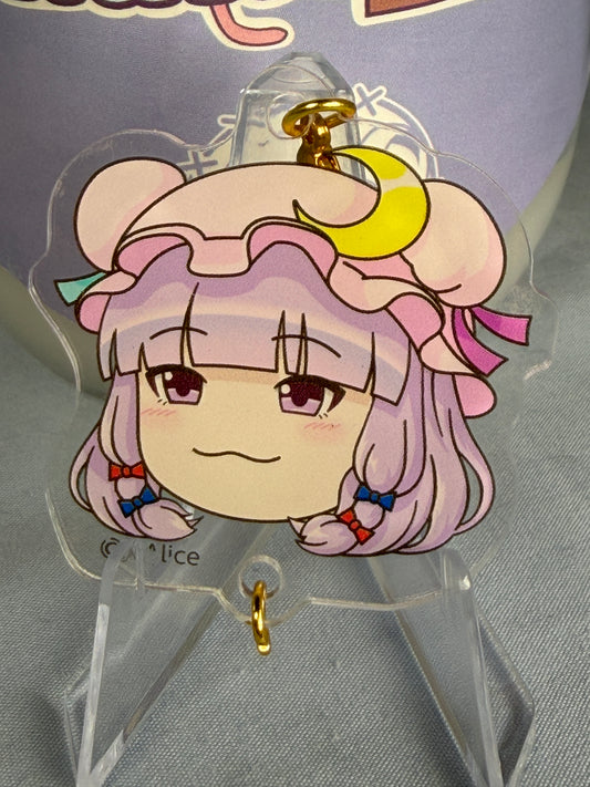Patchouli Knowledge Take it Easy! Acrylic Keychain Touhou Project