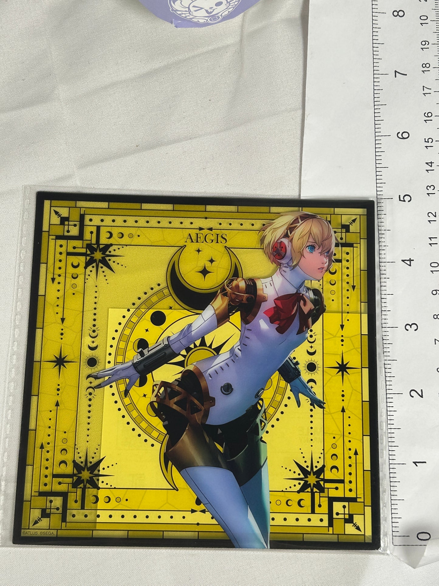 Aigis Clear Plastic Display Persona 3 Reload Good Smile Lottery C Prize