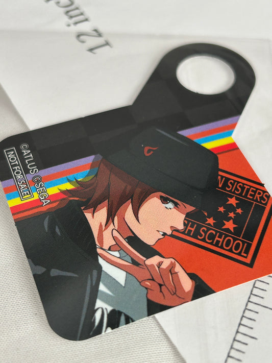 Tatsuya Suou Paper Tag Persona 25th Anniversary