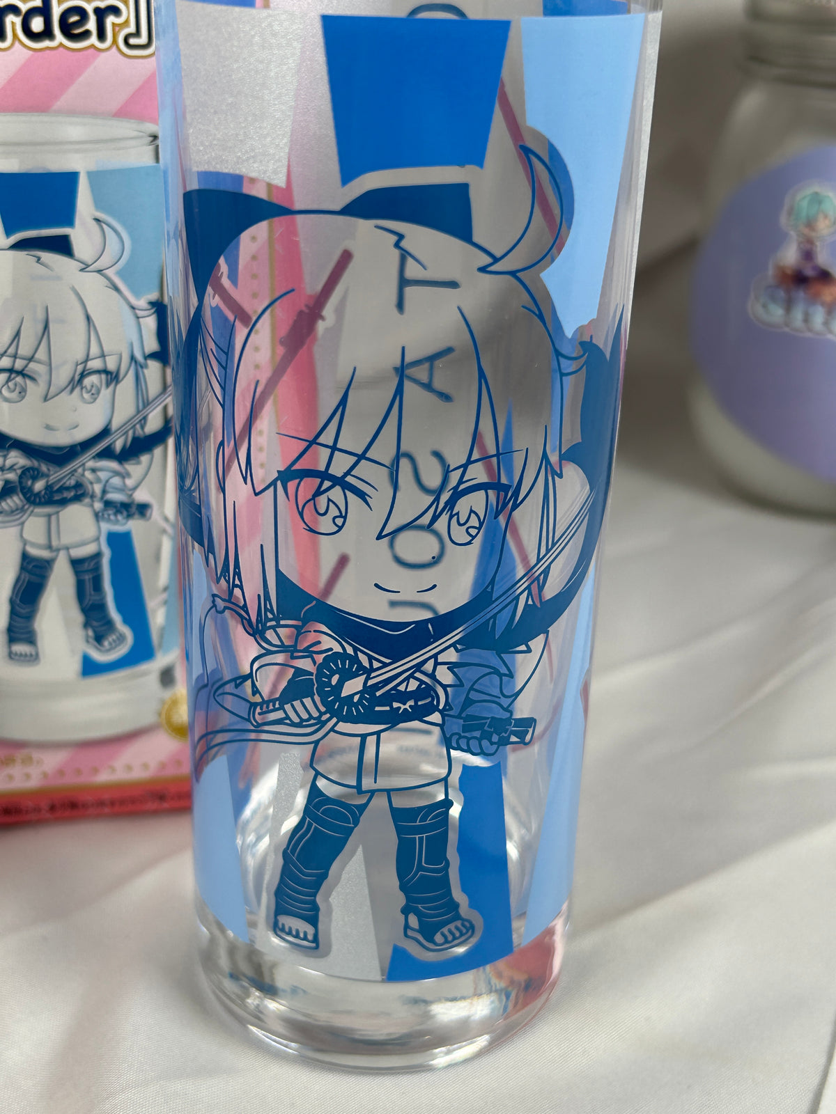 Okita Souji Oda Nobunaga Glass Cup Set Vol 3 Kyun Chara Fate Grand Order