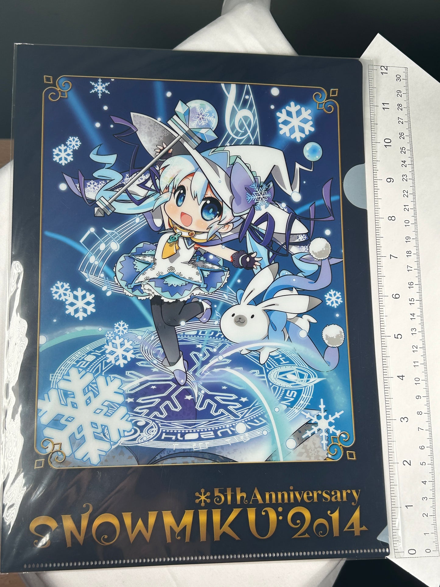 Snow Miku 2014 Clear File Collection Set Vocaloid 5th Anniversary