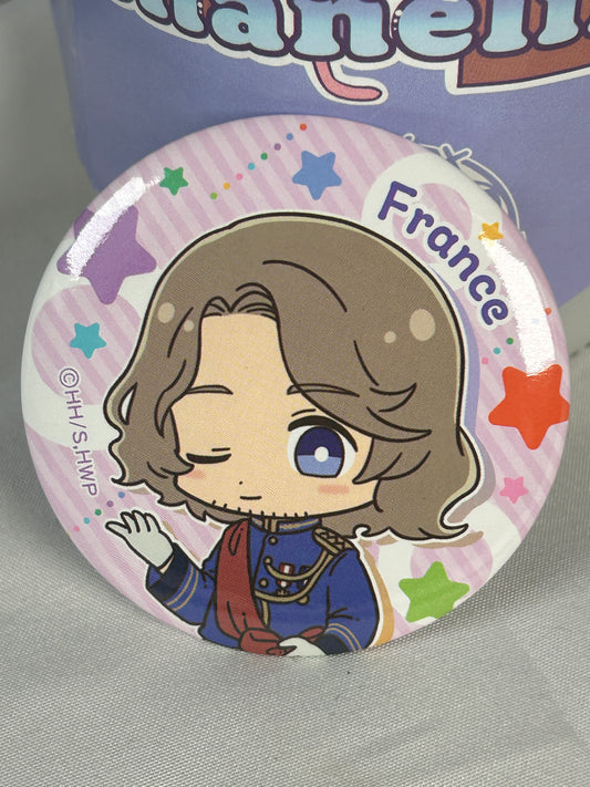 France Trading Button Badge Hetalia World Stars x Seria