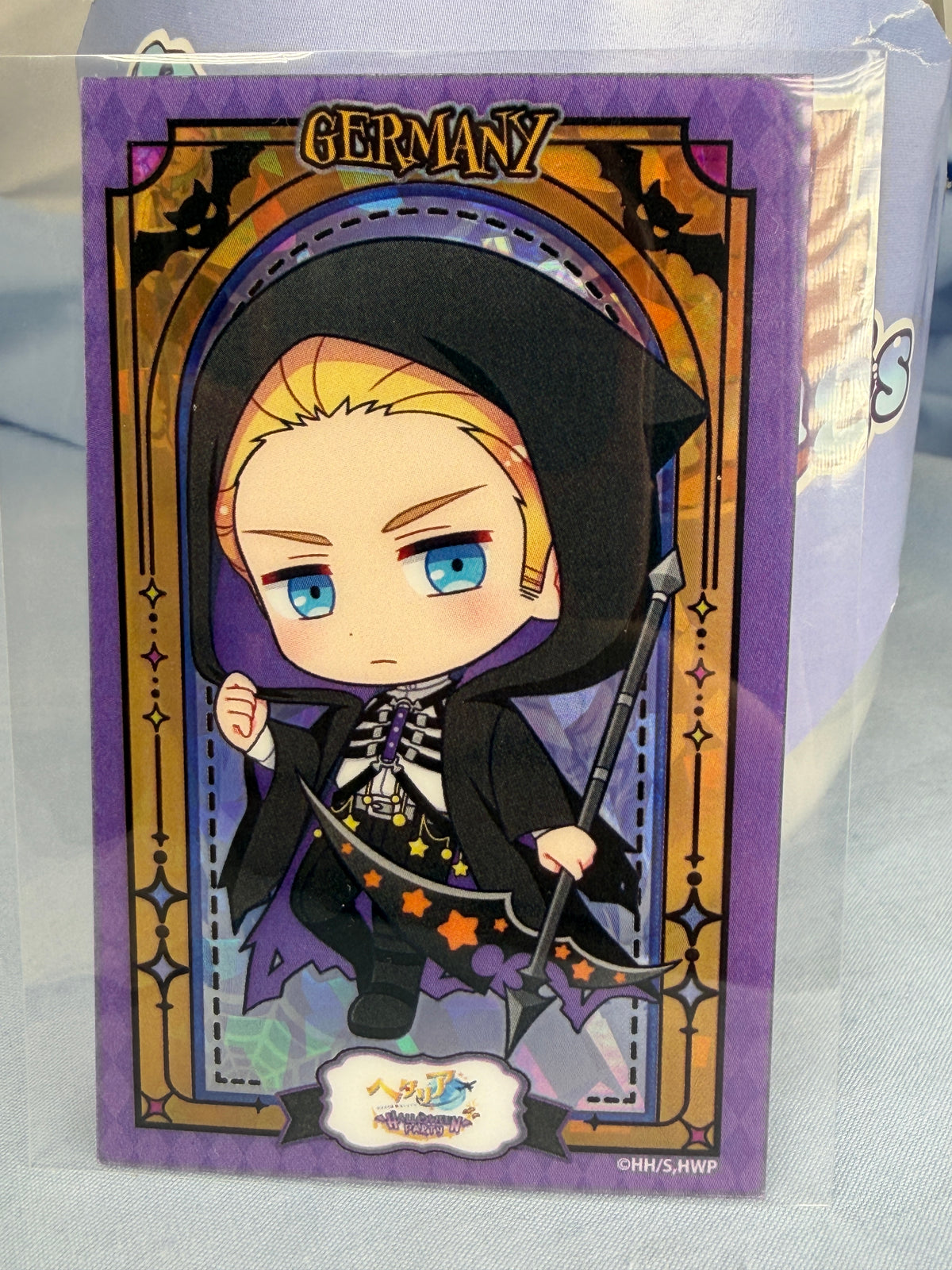 Germany Halloween Party Clear Character Card Hetalia World Stars