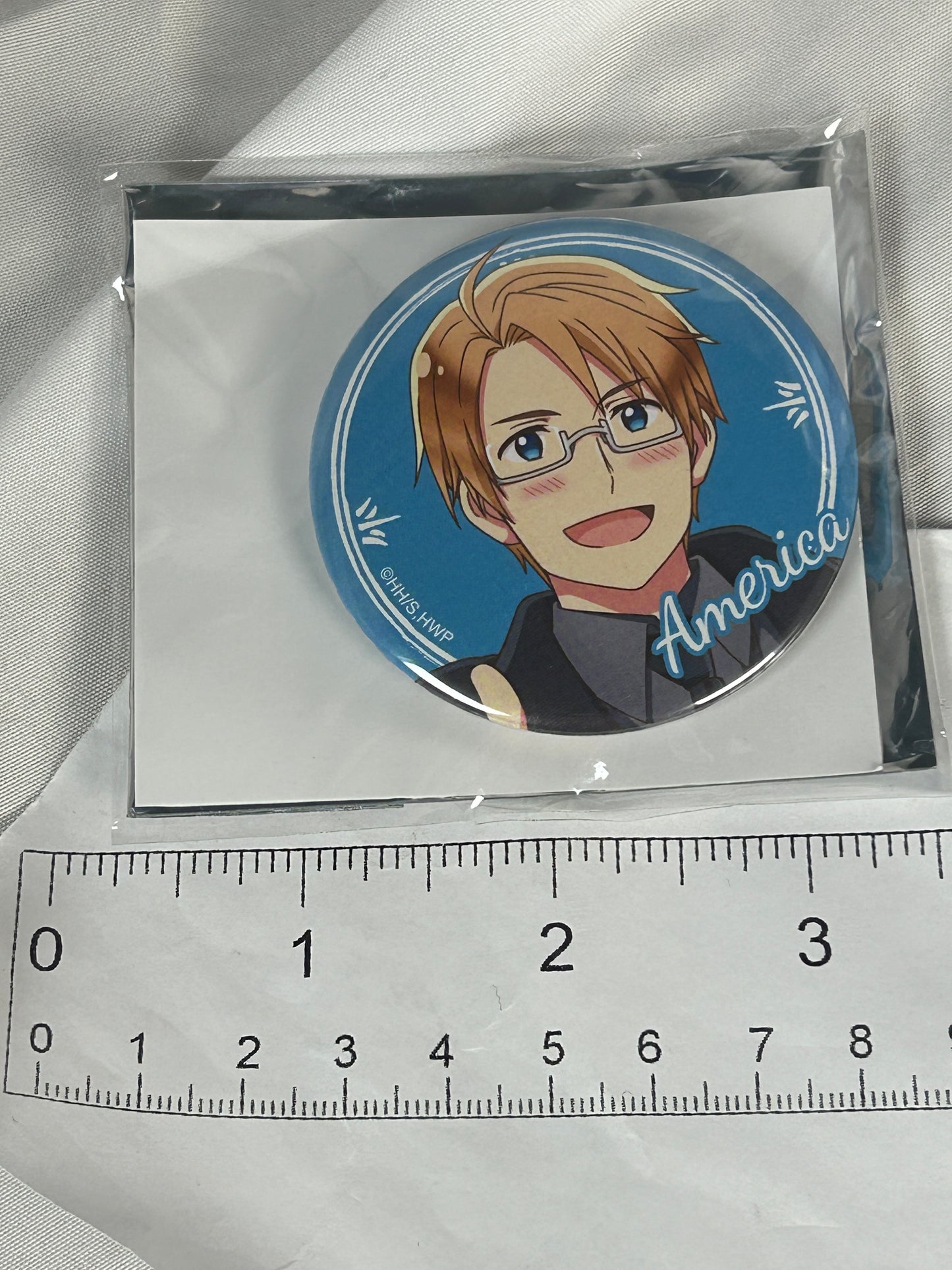 America Chara Button Badge Hetalia World Stars Movic