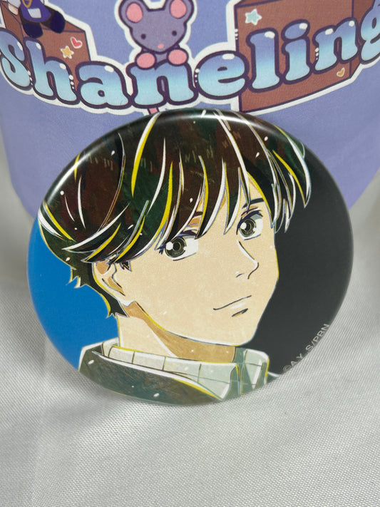 Eiji Okumura Smiling Can Badge Ani-Art Banana Fish arma bianca
