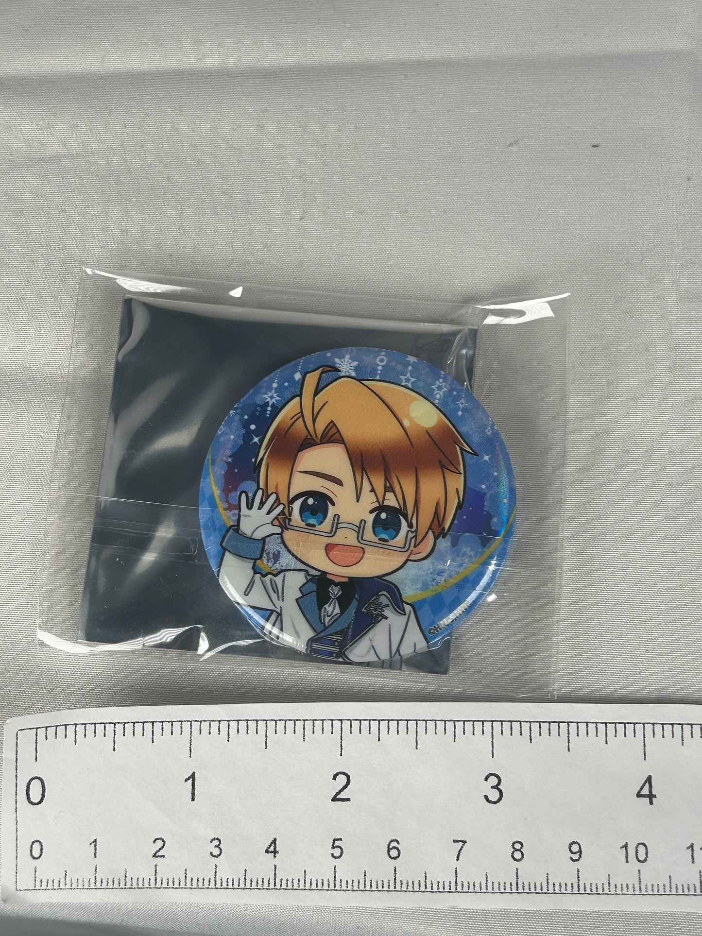 America Snow Prince Café Button Can Badge Hetalia World Stars