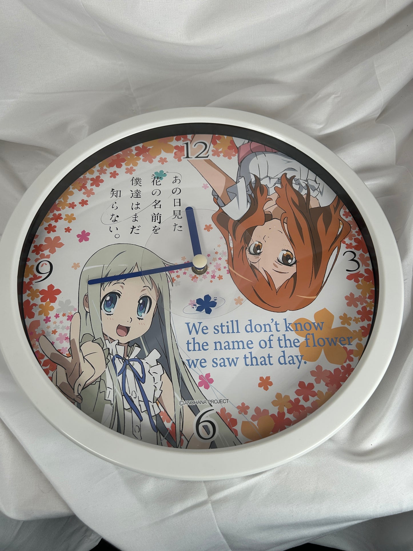 Honma Meiko Naruko Anjo Wall Clock Anohana Taito