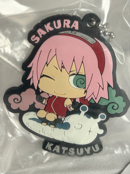 Sakura Haruno Katsuyu Rubber Keychain Naruto Shippuden Dattebayo!