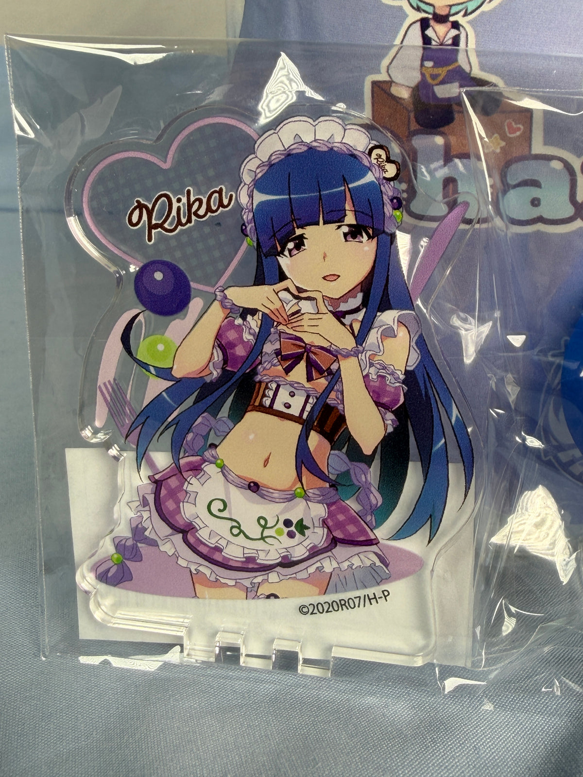 Rika Furude Bottle Lid Acrylic Higurashi When They Cry Moe Café Lottery Prize D