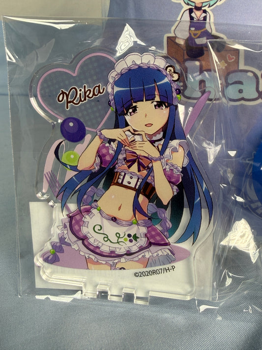 Rika Furude Bottle Lid Acrylic Higurashi When They Cry Moe Café Lottery Prize D