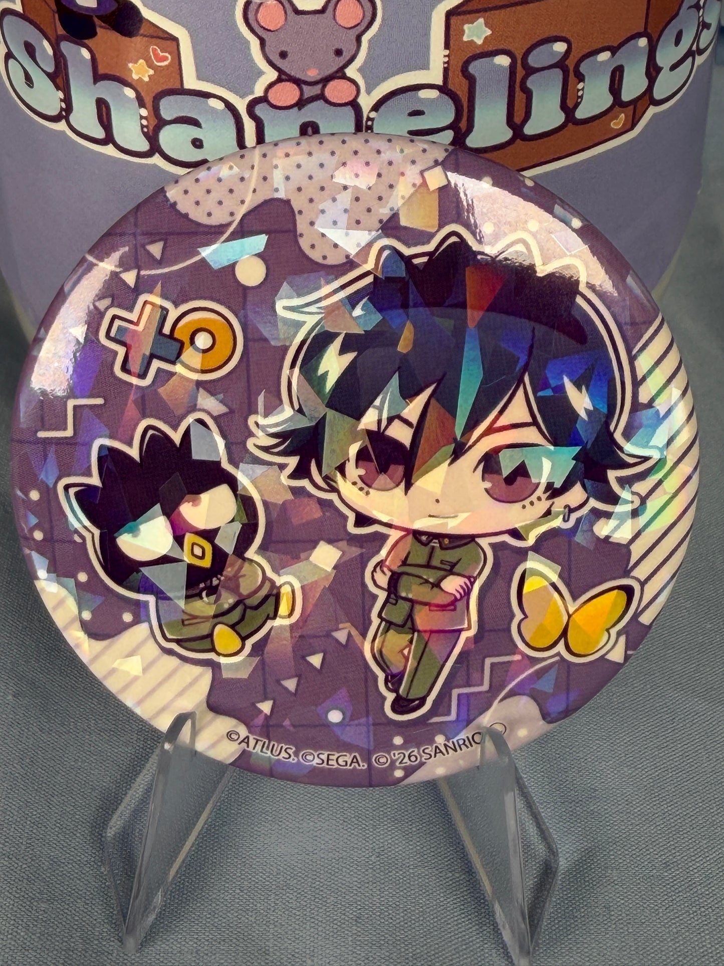 Naoyo Toudou Badtz-Maru Can Badge Button Persona 1 x Sanrio 30th Anniversary