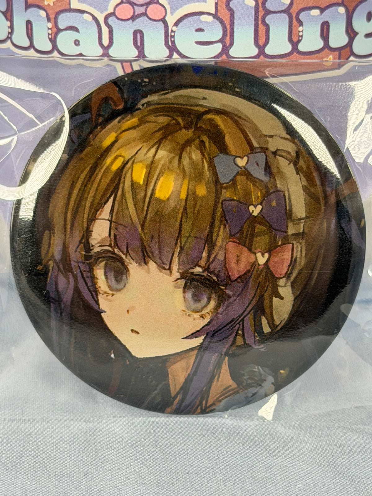 Ame-chan Button Badge Pin Needy Streamer Overload Nidiga Exhibition 4