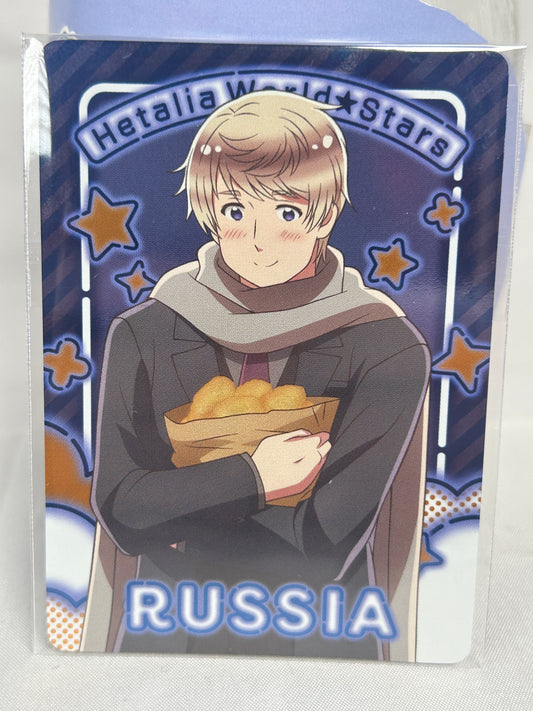 Russia Neon Collection Character Card Hetalia World Stars
