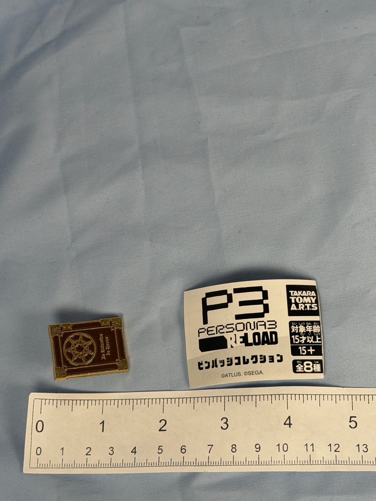Elizabeth's Grimoire Metal Pin Badge Persona 3 Reload Takara Tomy Arts