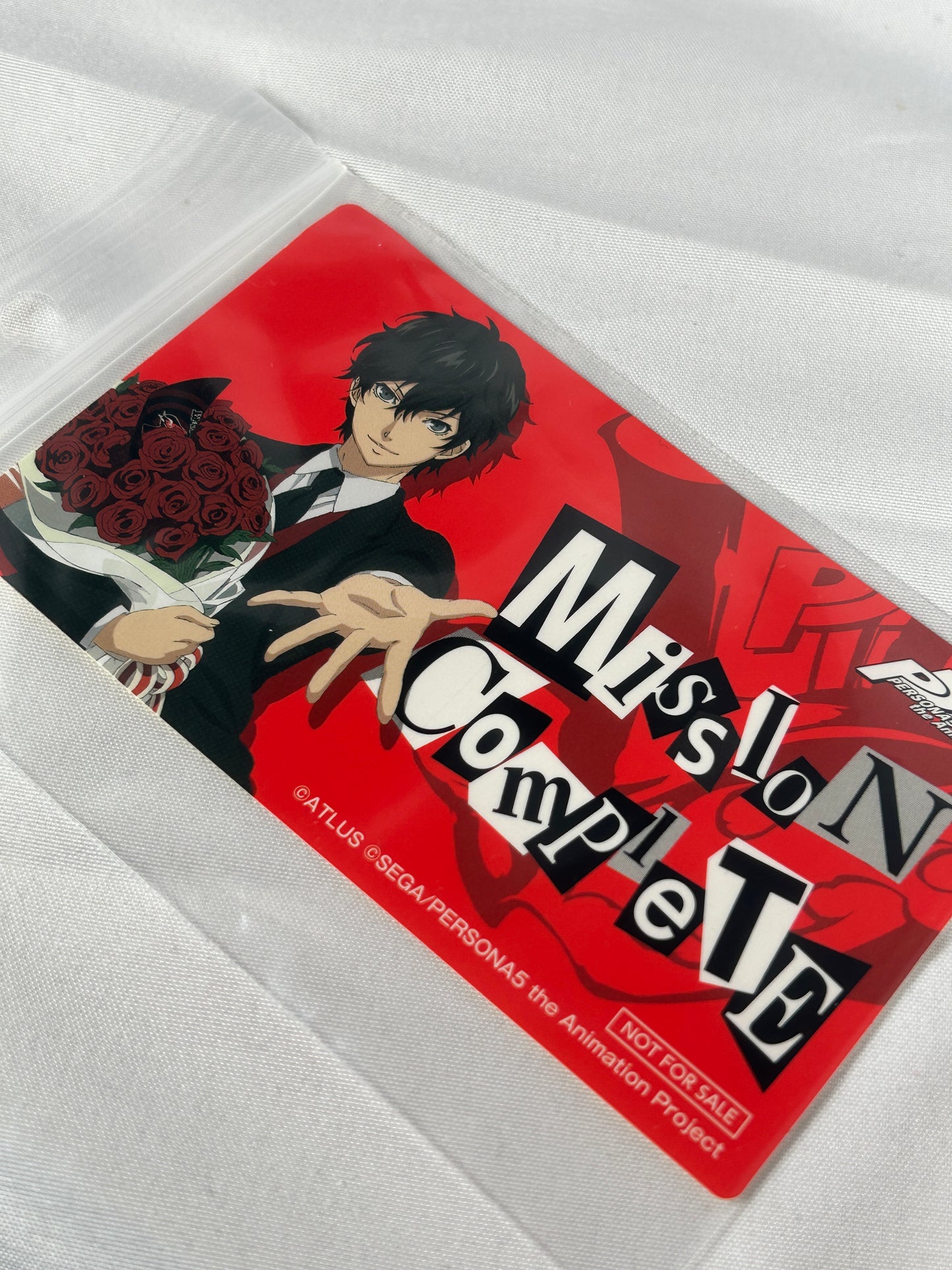 Ren Amamiya Joker Promotional Card Persona 5 The Animation