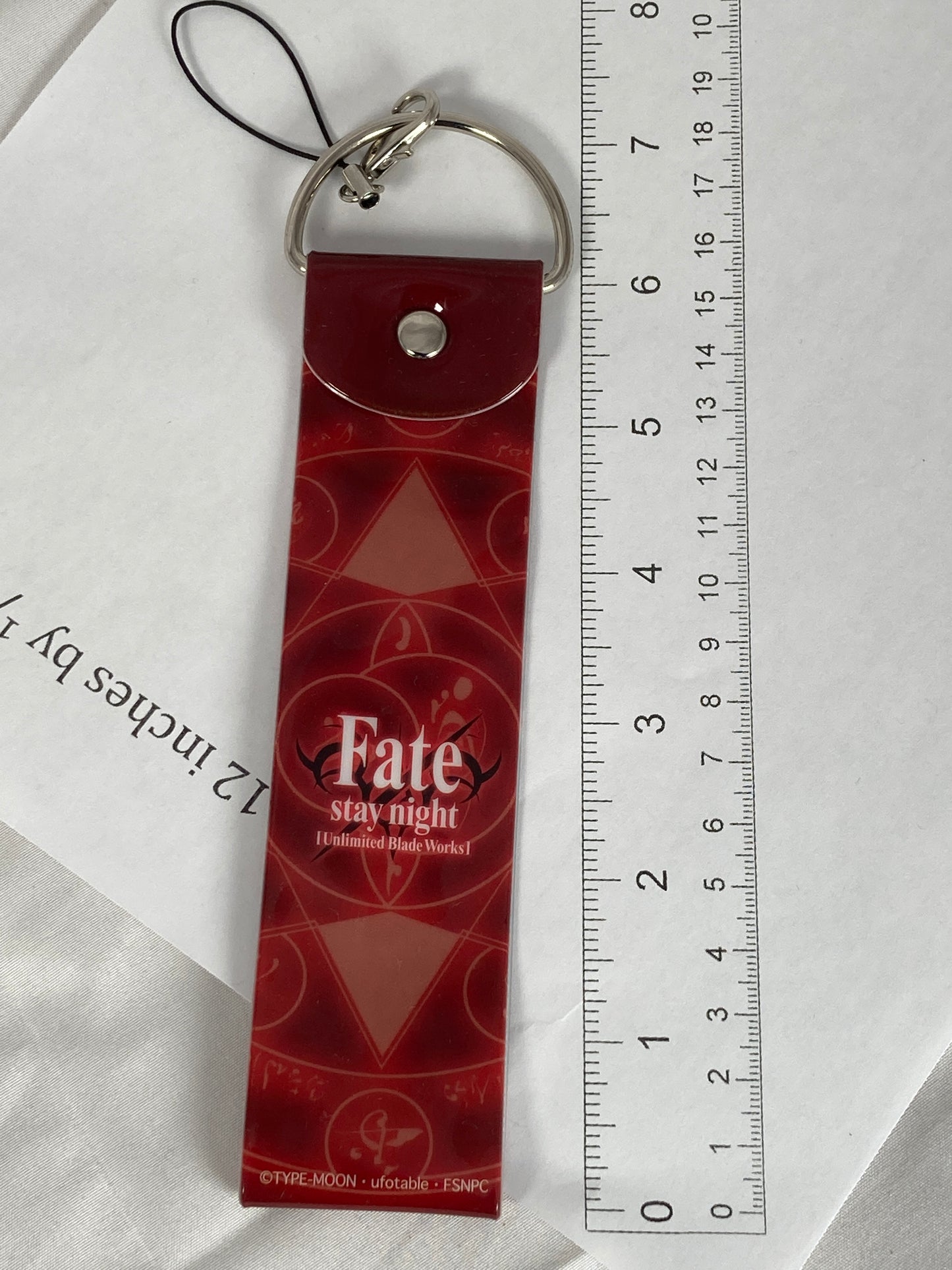 Archer Emiya Tag Keychain Fate Stay Night Unlimited Blade Works