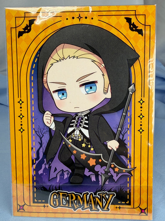 Germany Halloween Party Artwork Postcard Hetalia World Stars Amo Café