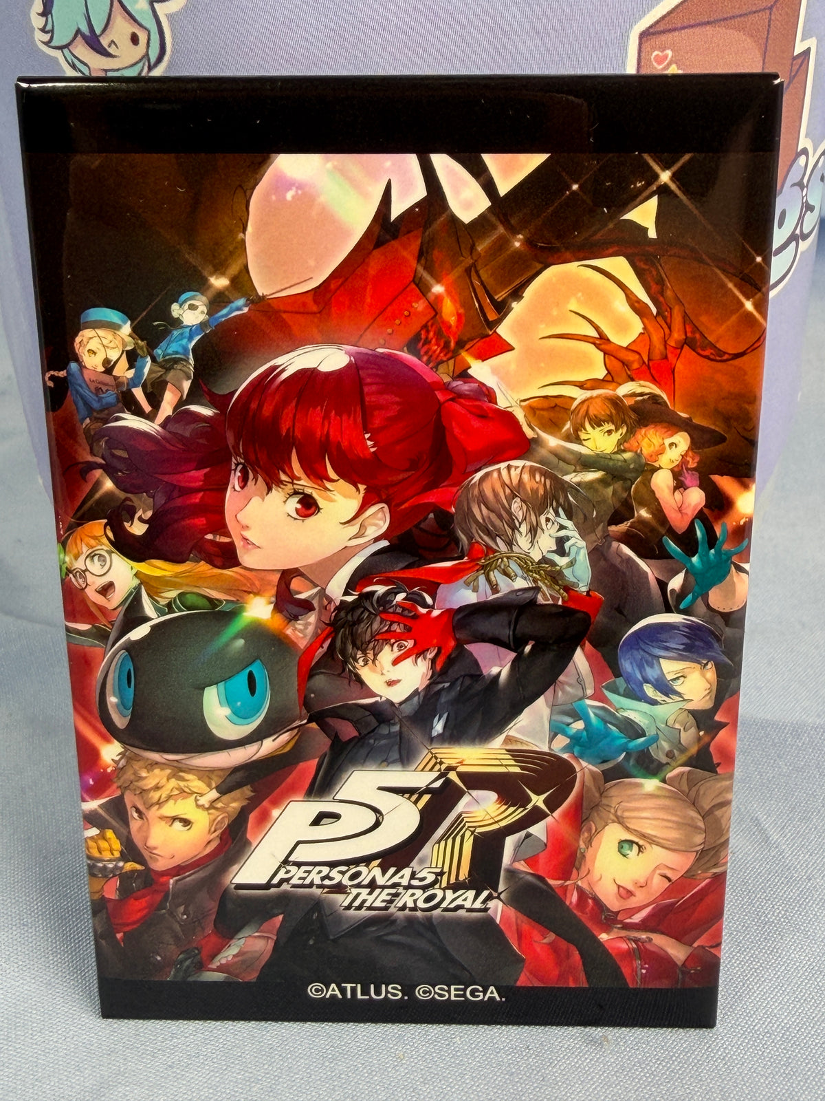 Persona 5 Royal Boxart Square Can Badge Persona 30th Anniversary