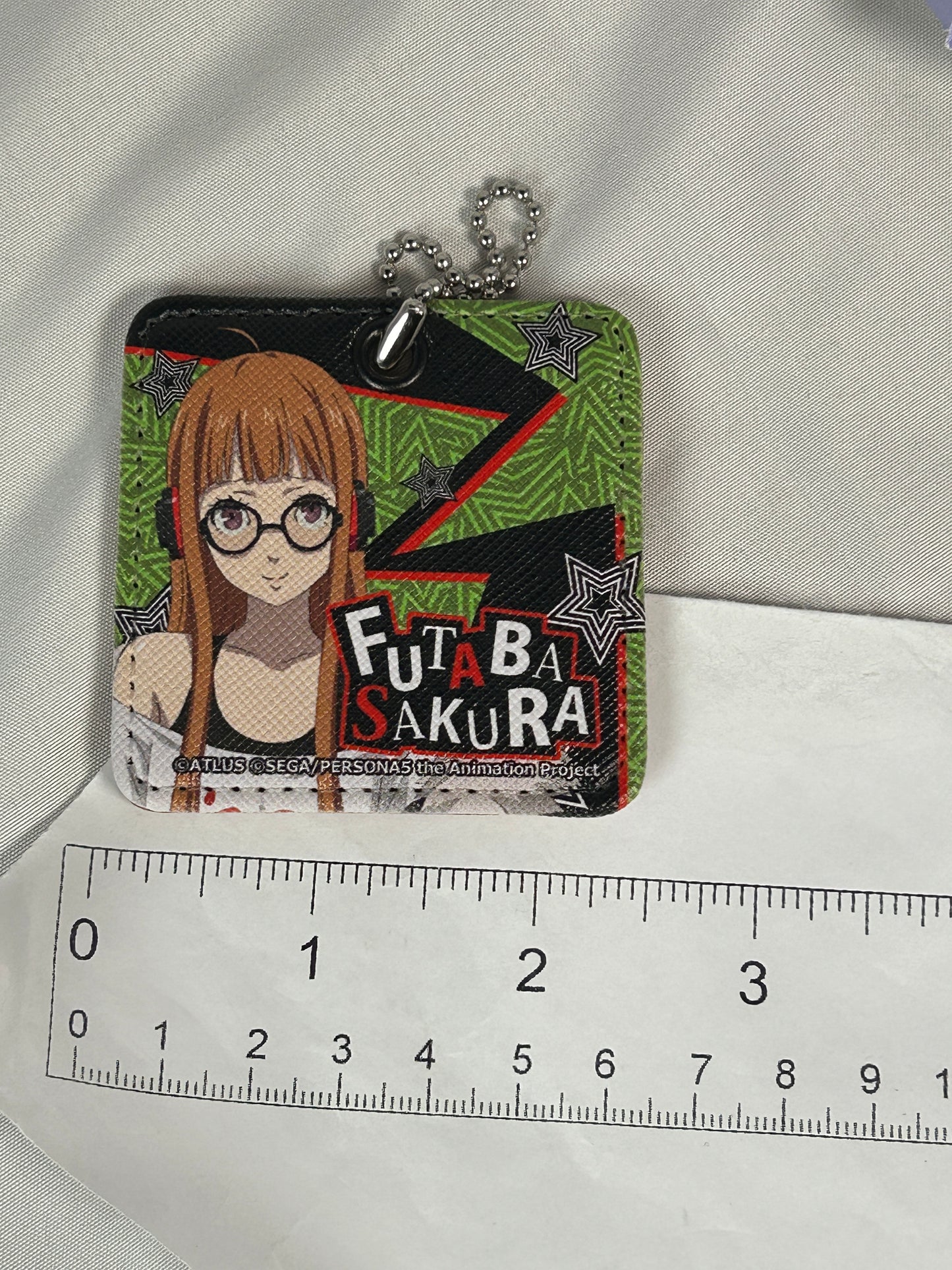 Futaba Sakura Synthetic Leather Key Ring Persona 5 the Animation