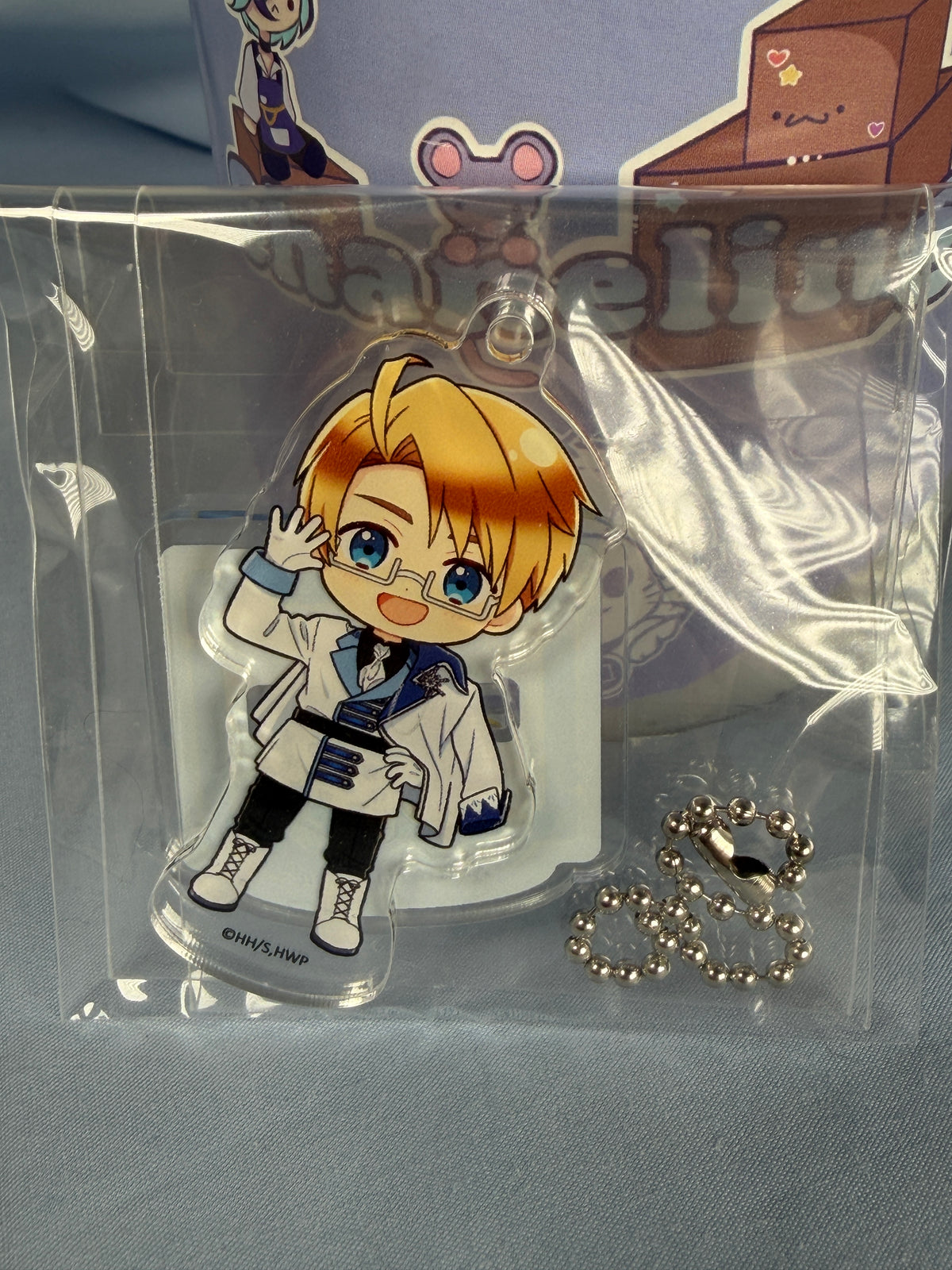 America Snow Prince Café Acrylic Stand Keychain Hetalia World Stars Amo Café