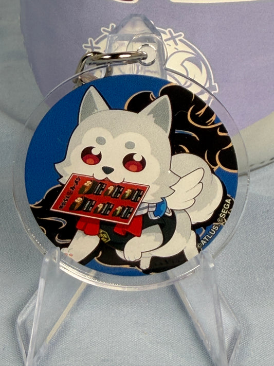 Koromaru Ramen Acrylic Keychain Persona 3 Reload Ichikakuya Collaboration