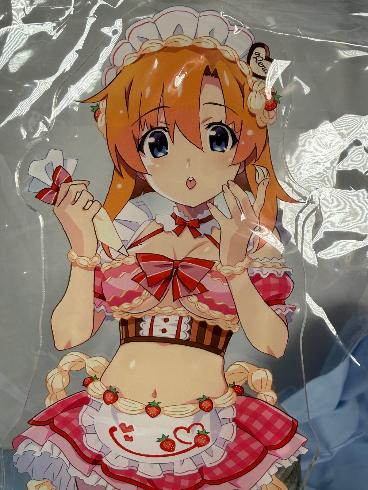 Rena Ryugu Large Acrylic Stand Higurashi When They Cry Moe Café Lottery Prize A