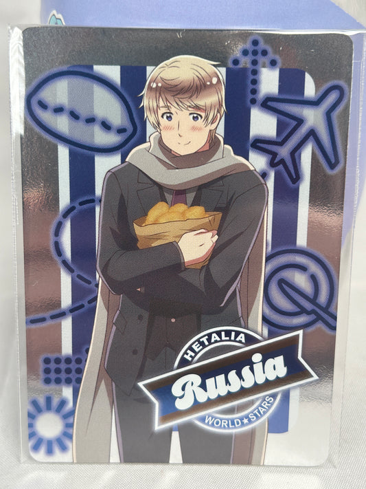 Russia Neon Collection Character Card Hetalia World Stars