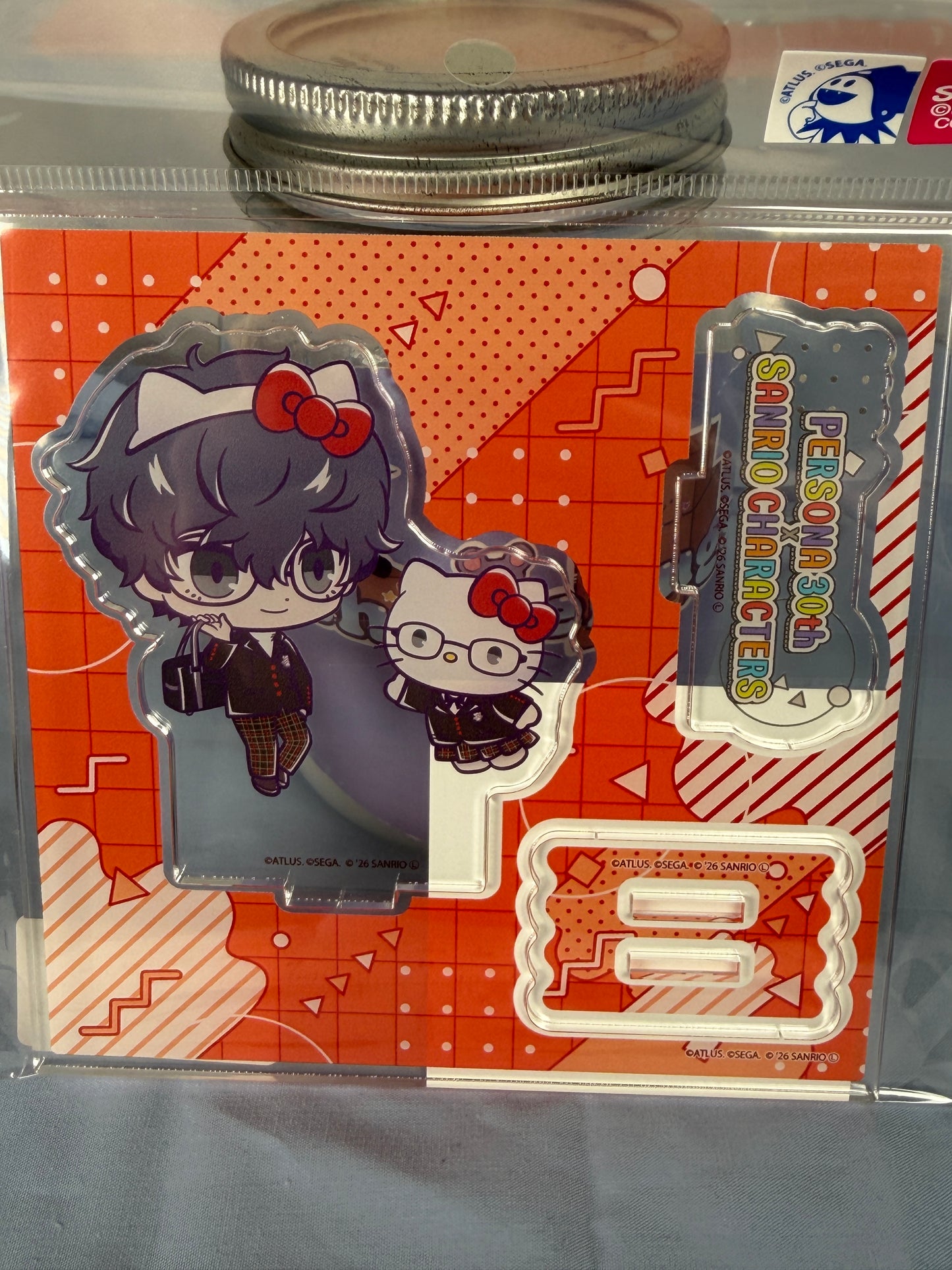 Ren Amamiya Joker Hello Kitty Acrylic Stand Persona 5 Royal x Sanrio