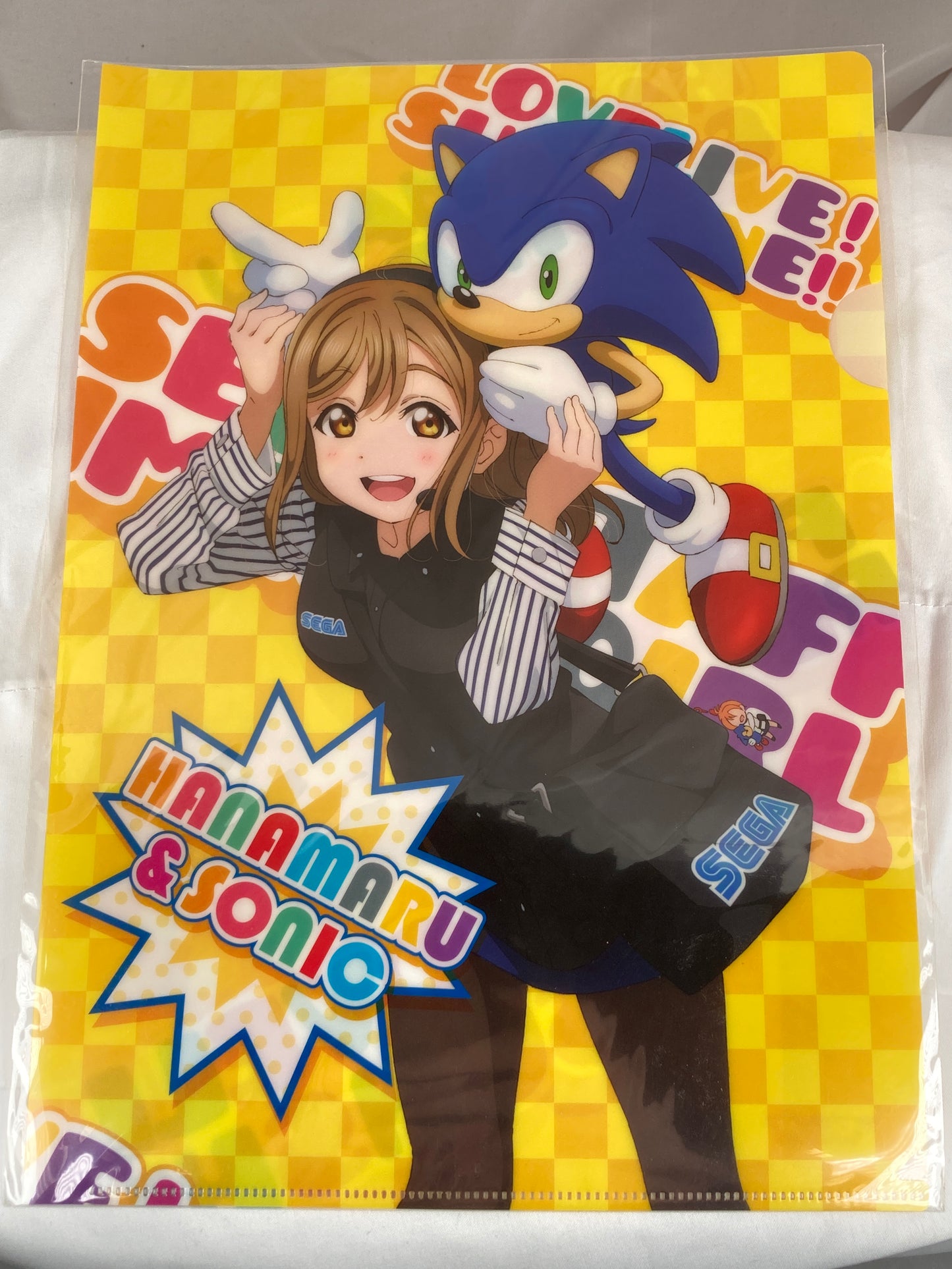 Kunikida Hanamura and Sonic Clear File Love Live Sunshine Second Season Collab