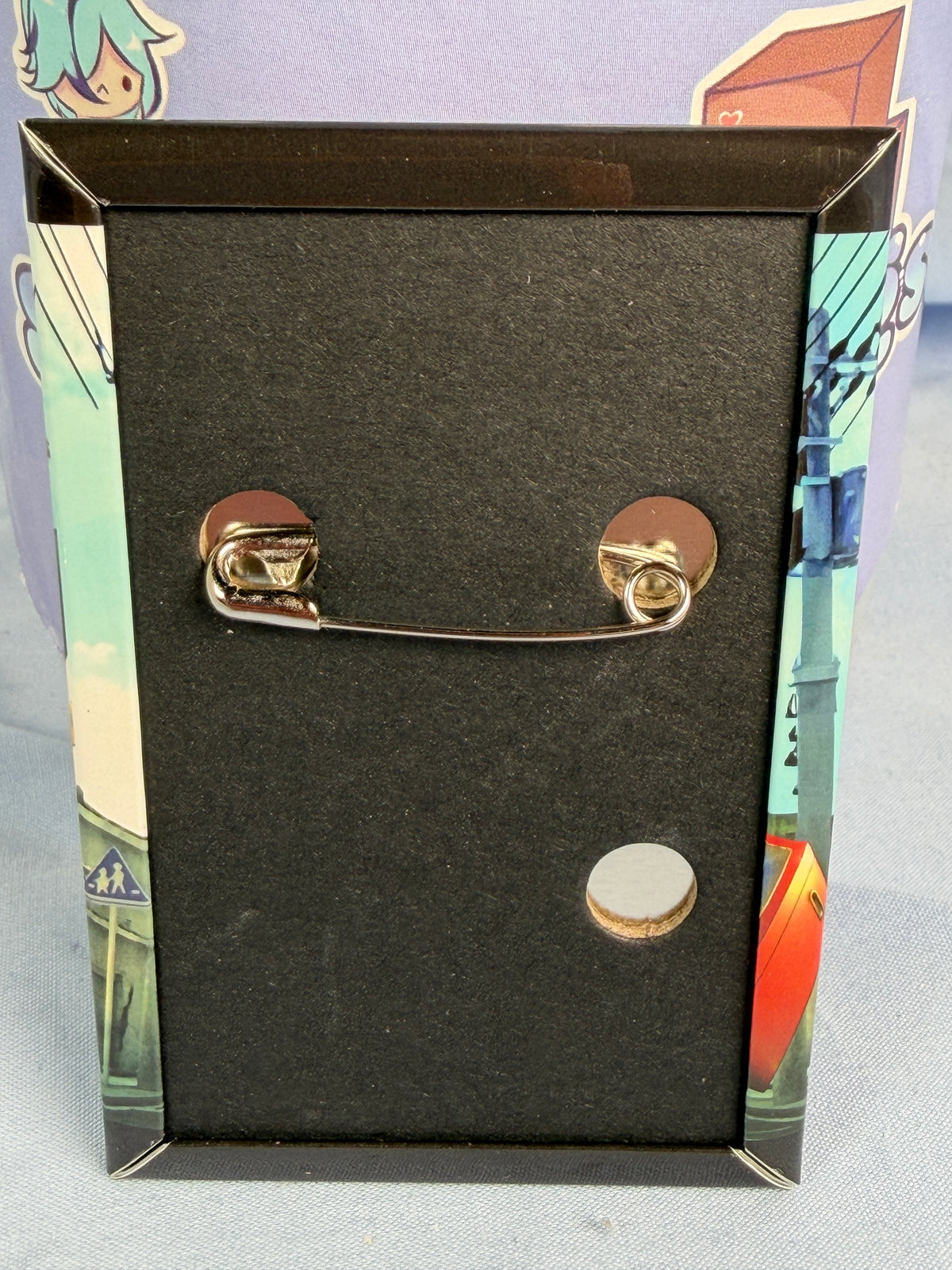 Persona 4 PS2 Boxart Square Can Badge Persona 30th Anniversary