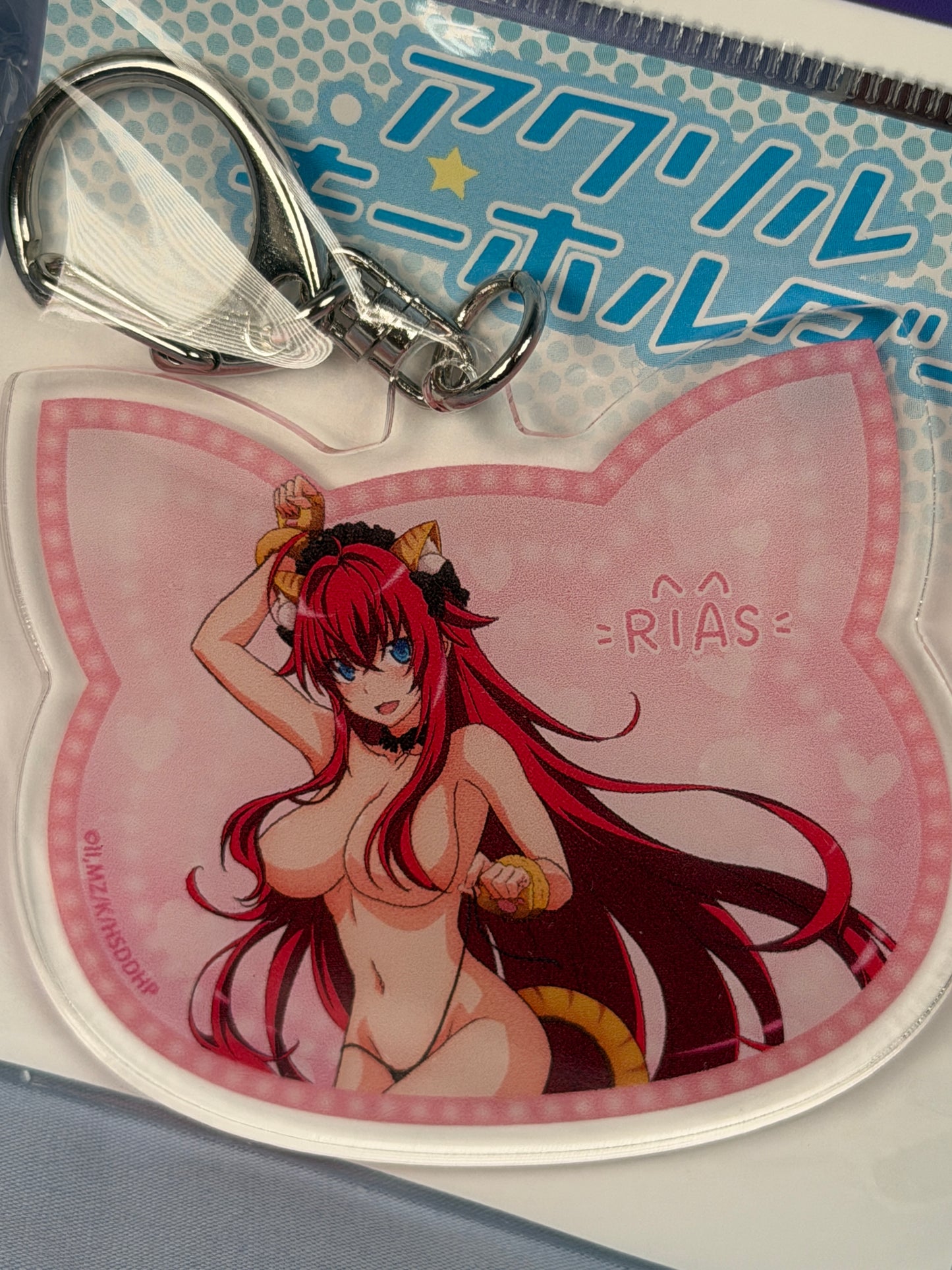Rias Gremory Cat Bikini Acrylic Keychain High School DxD HERO eeo Lottery