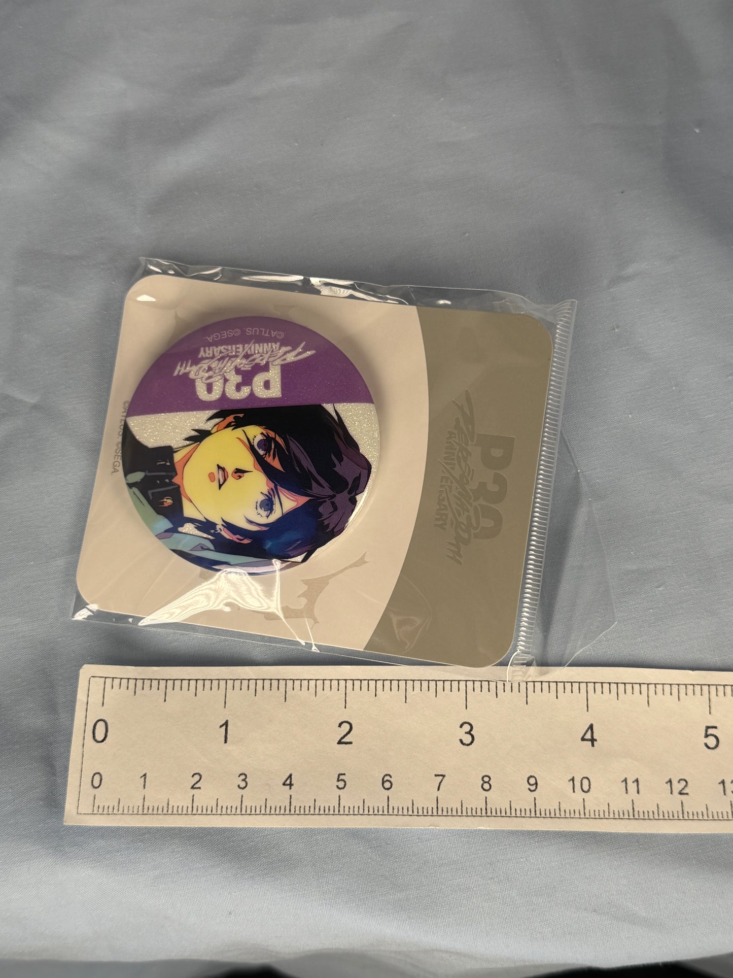 Naoya Toudou Can Badge Persona 1 30th Anniversary KV