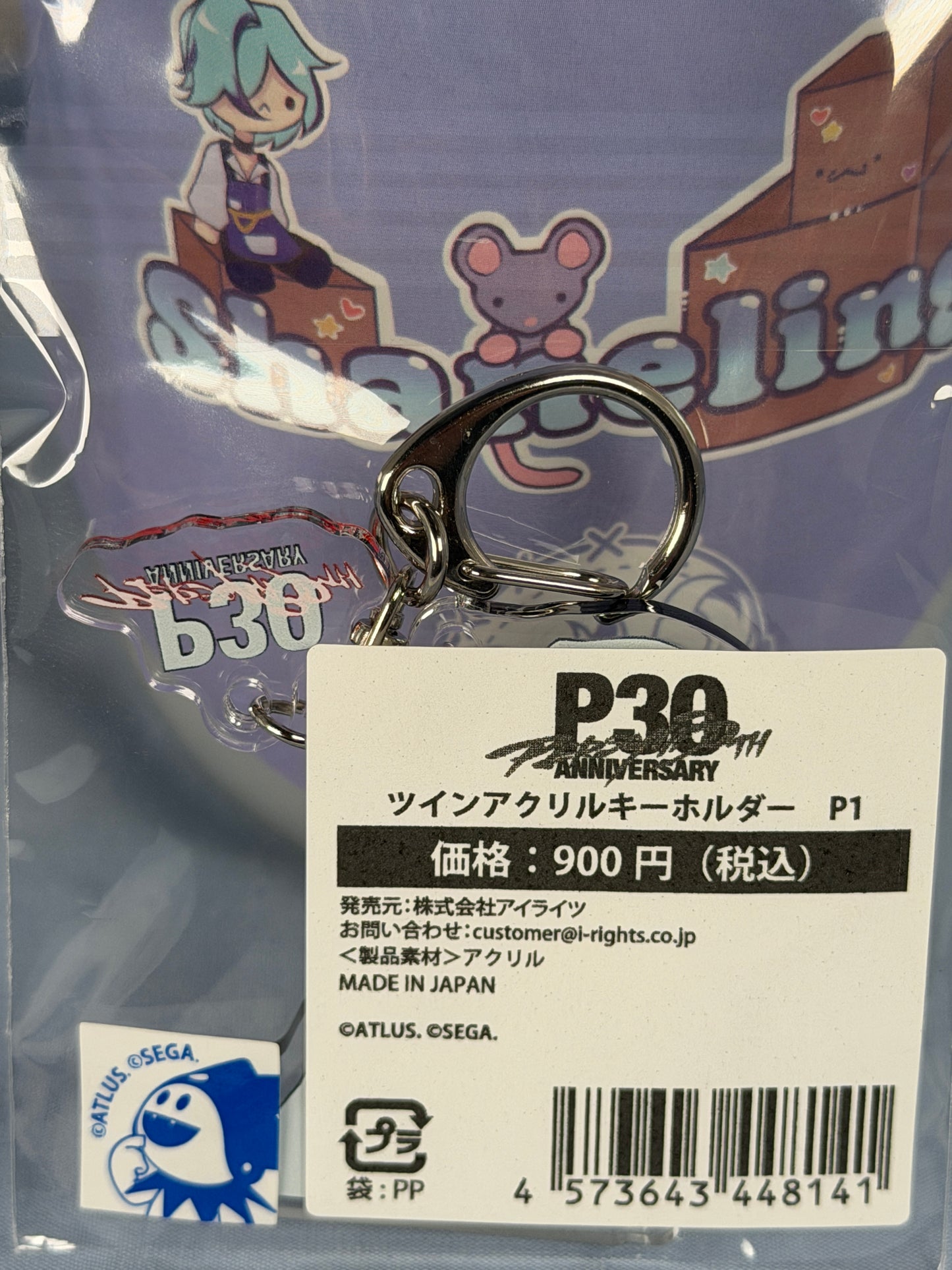 Naoyo Toudou Acrylic Keychain Persona 1 30th Anniversary