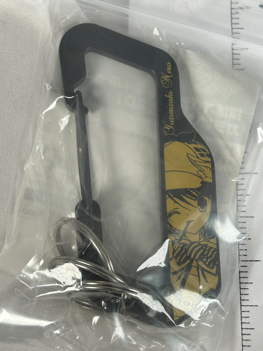Yuzurizaki Nero Black Metal Carabiner Milky Holmes