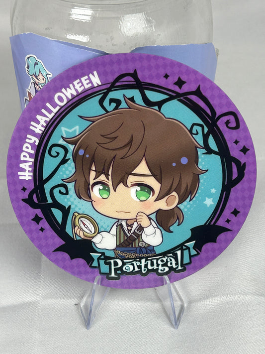 Portugal Halloween Party Plastic Coaster Hetalia World Stars