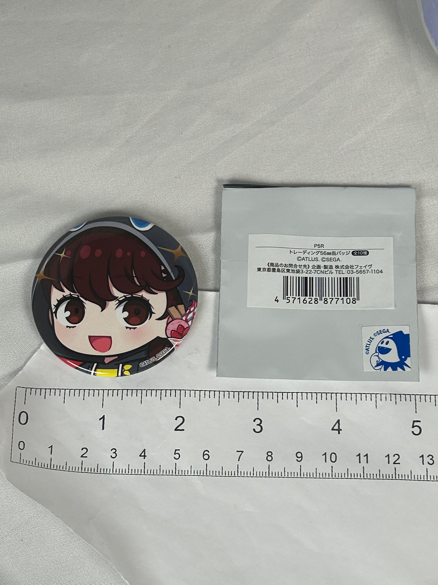 Sumire Yoshizawa Violet Trading Badge Amocafe Persona 5 Royal
