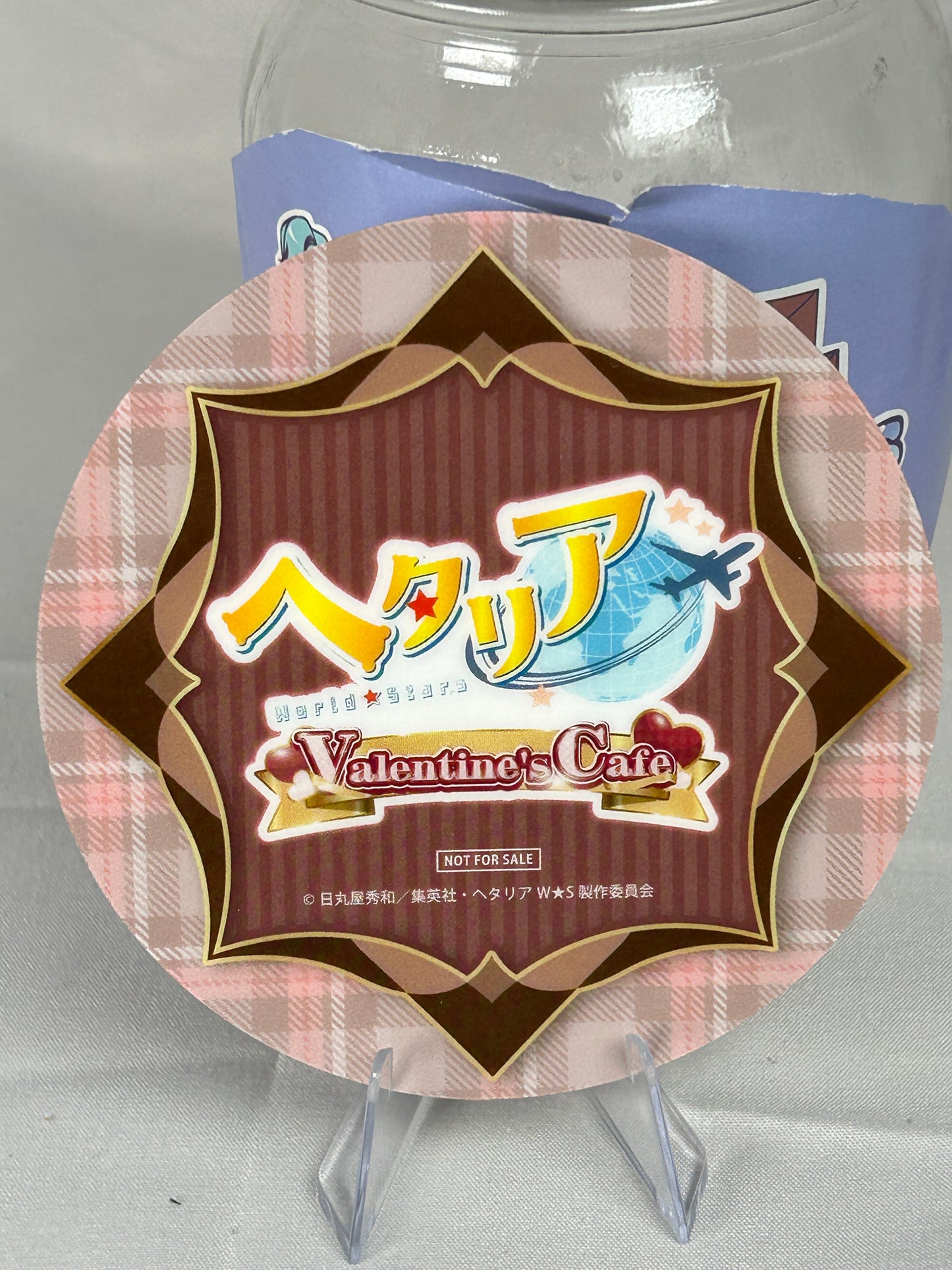Russia Valentines Day Café Plastic Coaster Hetalia World Stars