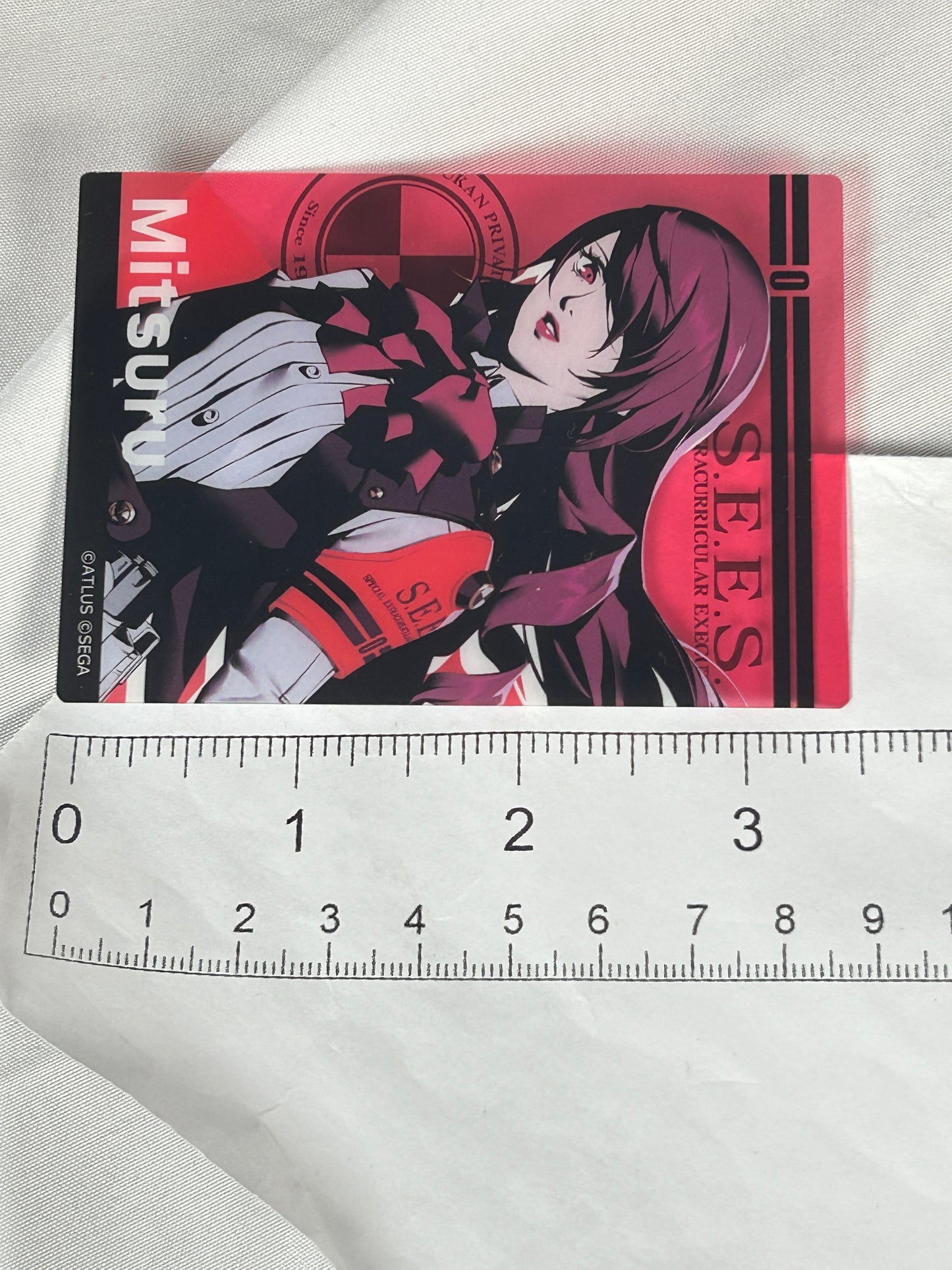 Mitsuru Kirijo Transparent Clear Trading Card Persona 3 Reload