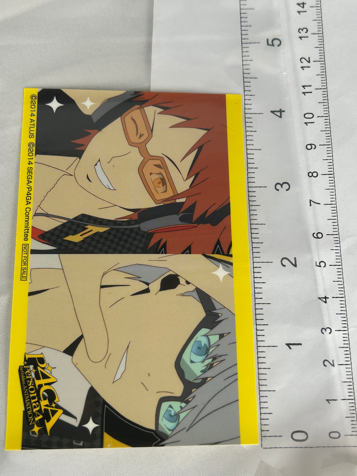 Yu Narukami Yosuke Hanamura Promotional Card Persona 4 The Golden Animation