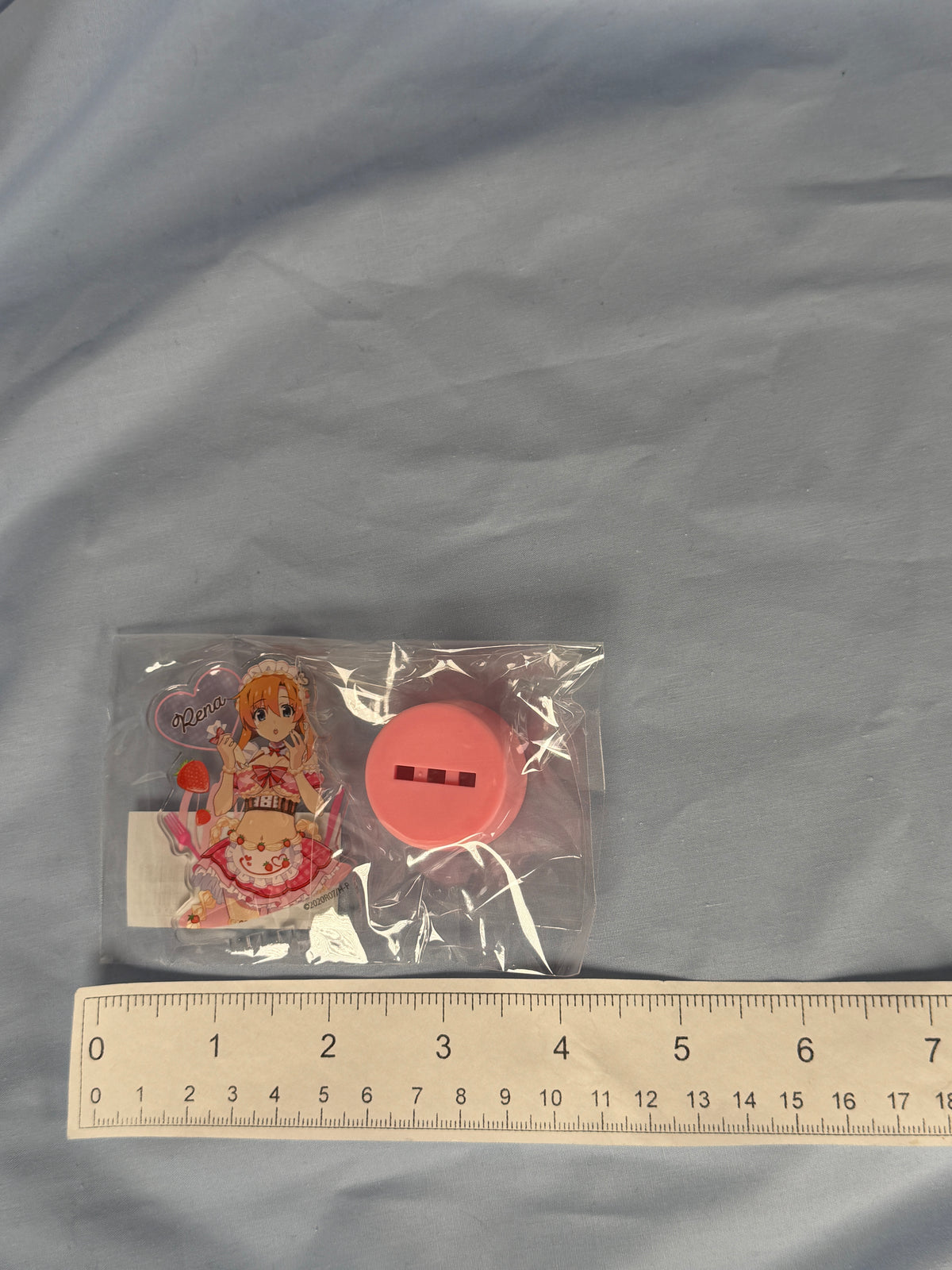 Rena Ryugu Bottle Lid Acrylic Higurashi When They Cry Moe Moe Café Prize D