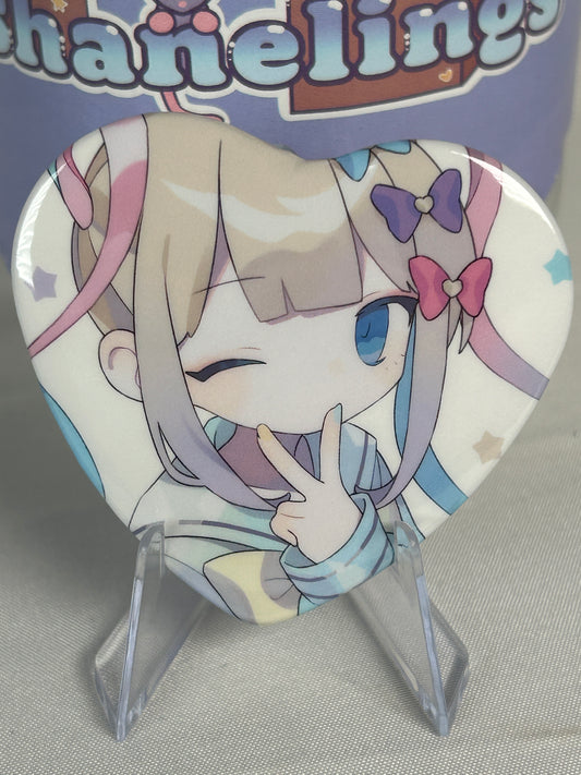 KAngel Heart Button Badge Needy Streamer Overload Popup