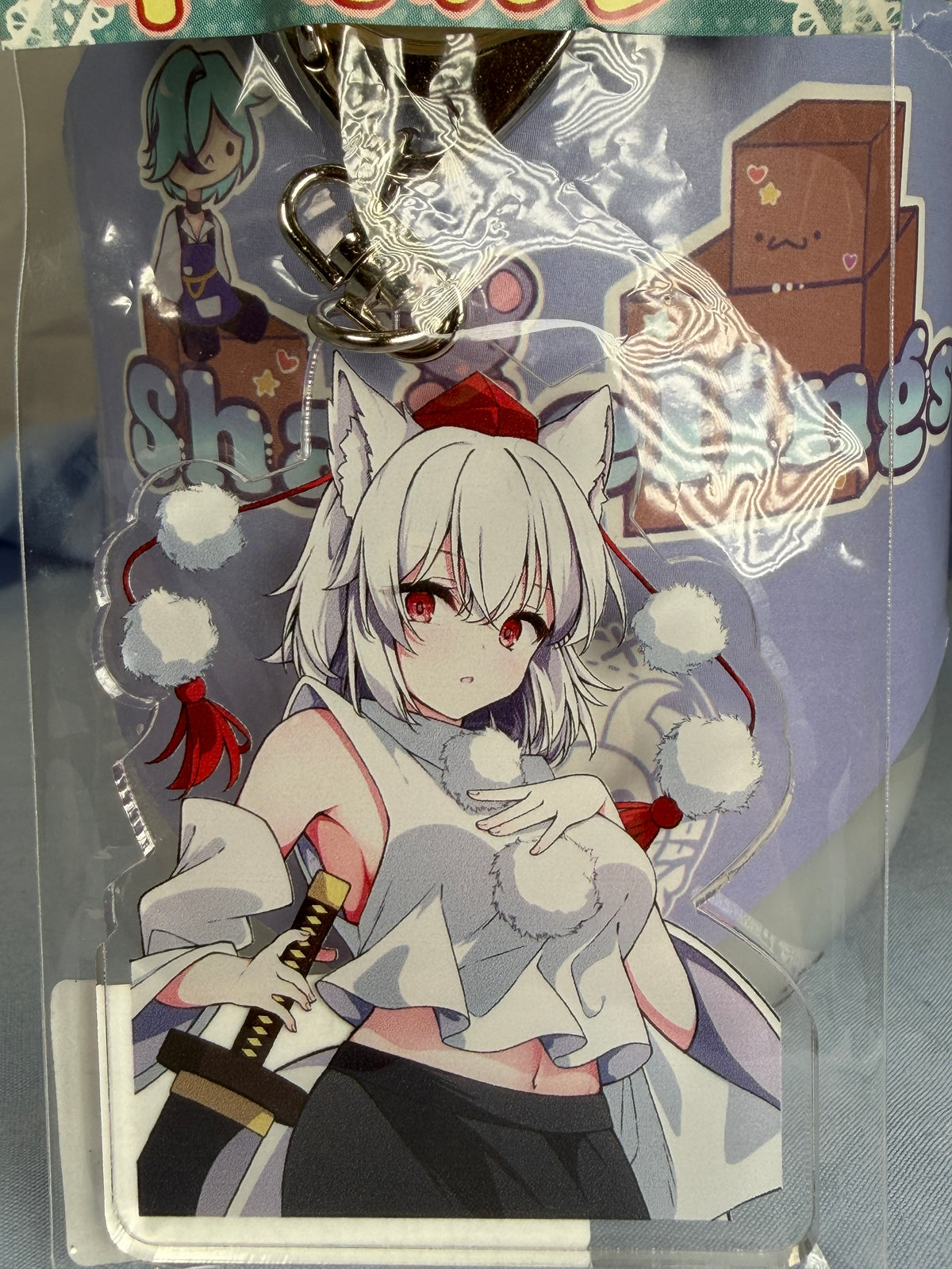 Momiji Inubashiri Acrylic Keychain Touhou Project Python Kid Illustration